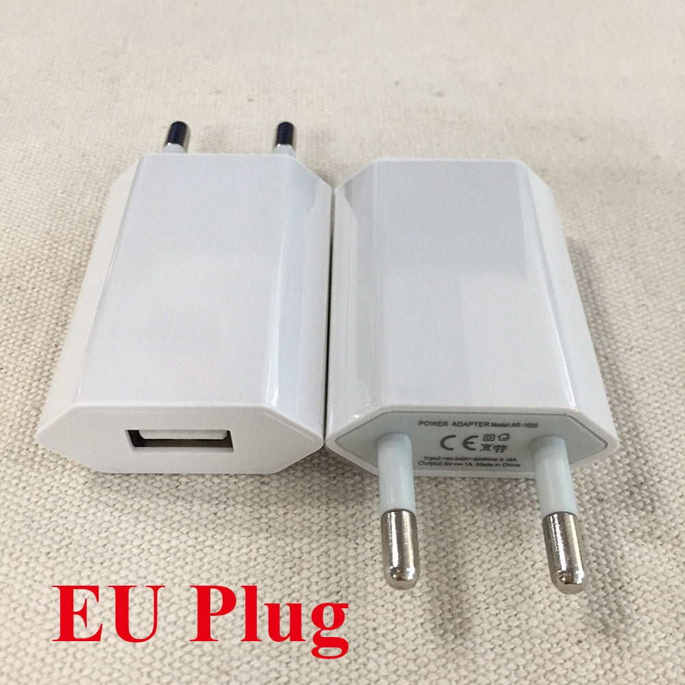 High Quality European EU Plug USB AC Travel Wall Charging Charger Power Adapter For Apple iPhone