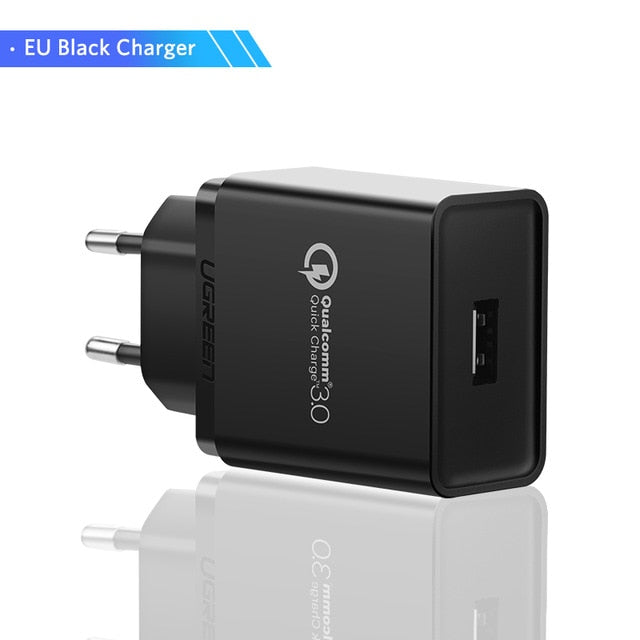 USB Charger 18W Quick Charge 3.0 Mobile Phone Charger all phones Fast Charger Adapter for Huawei Samsung Galaxy S9+ S8+