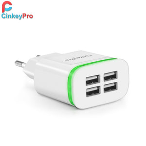 2 Ports LED Light  USB Charger 5V 2A Wall Adapter Mobile Phone Micro Data Charging For all phones